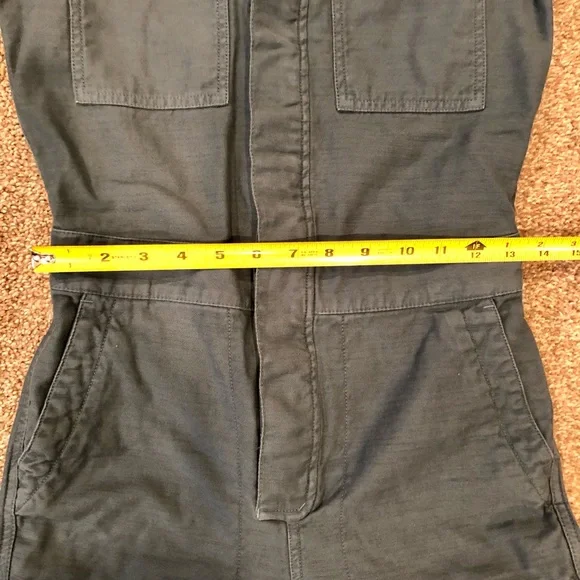 Madewell Sherpa Blue Jumpsuit with Collar Detail - Picture 8 of 11